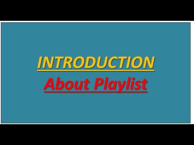 INTRODUCTION About Playlist Pattern Malayalam || FUMIGATION