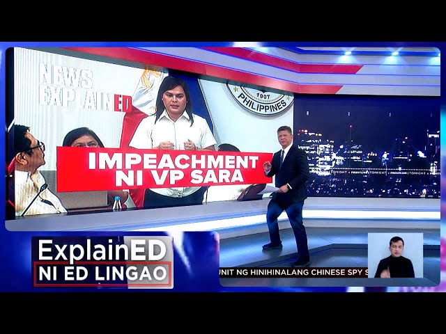 News ExplainED: Impeachment kay VP Sara Duterte | Frontline Tonight