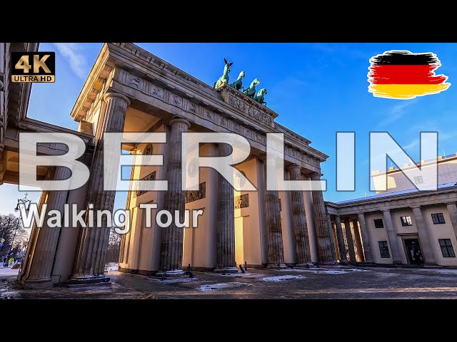 🇩🇪 Berlin, Germany - Winter Walking Tour - 4K UHD HDR video