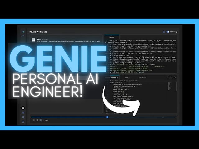 Genie: The First AI Software Engineer - Builds & Deploy Apps End-to-End!