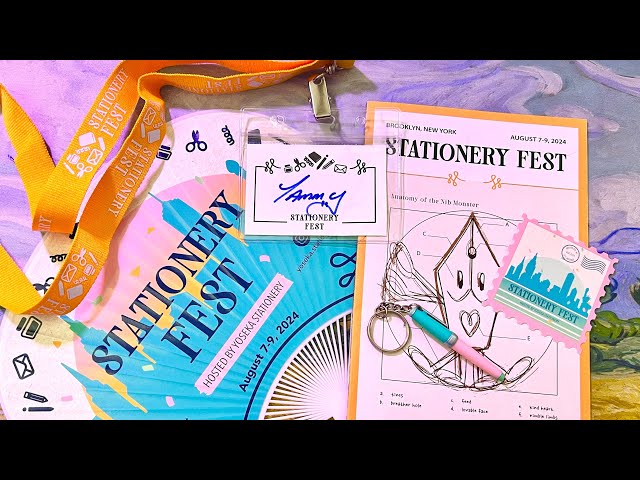 Stationery Fest 2024 with Yoseka my review/ thoughts, purchases, and giveaway.