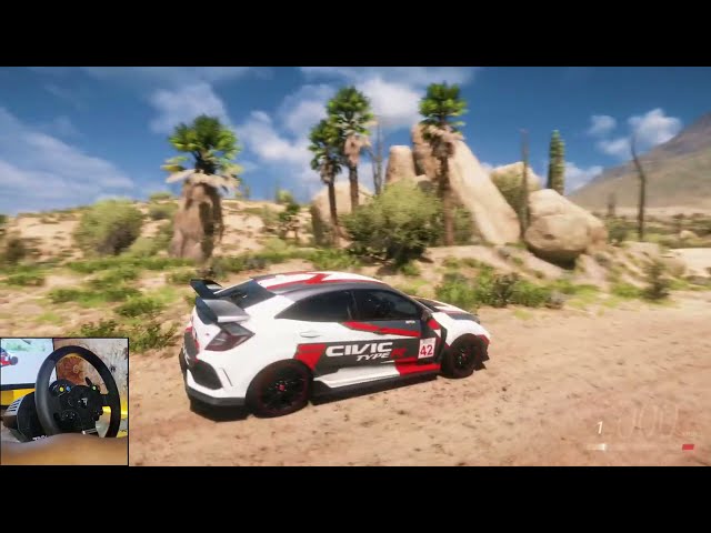 I Drive Faster Crazy || 2018 Honda Civic Type R || Forza Horizon 5 Thrustmaster TMX#viralvideo