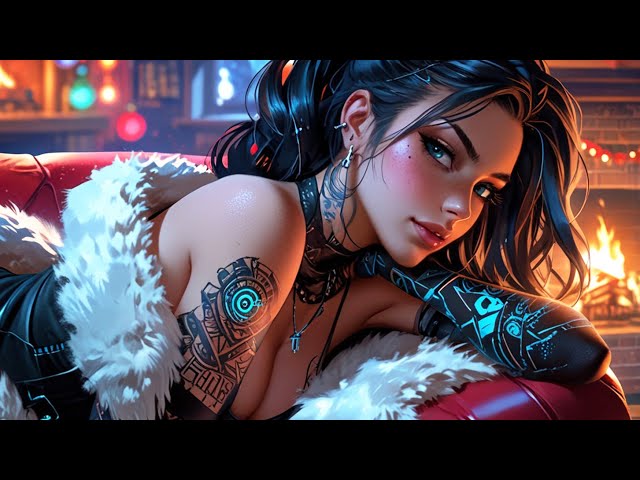 Cyberpunk Holiday Chillout: ❄️[ Winter Synthwave & Chill ]❄️  🔥📸 30 Songs/Wallpapers & No Repeats 📸🔥