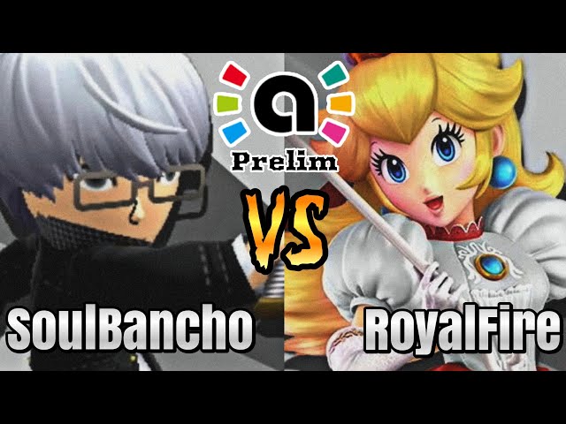 Smash Ultimate Amiibo: SoulBancho (Mii Swordfighter) vs RoyalFire (Peach) | Prelim Bout