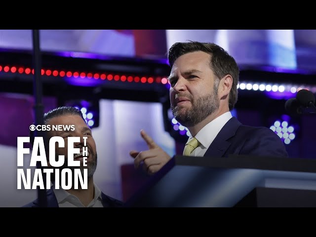 Trump's running mate JD Vance on RNC floor ahead of Day 2 start