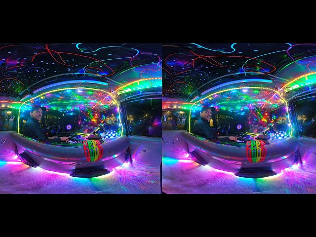 The Ultimate Taxi in Aspen -  180 VR Laser Show 5.7K