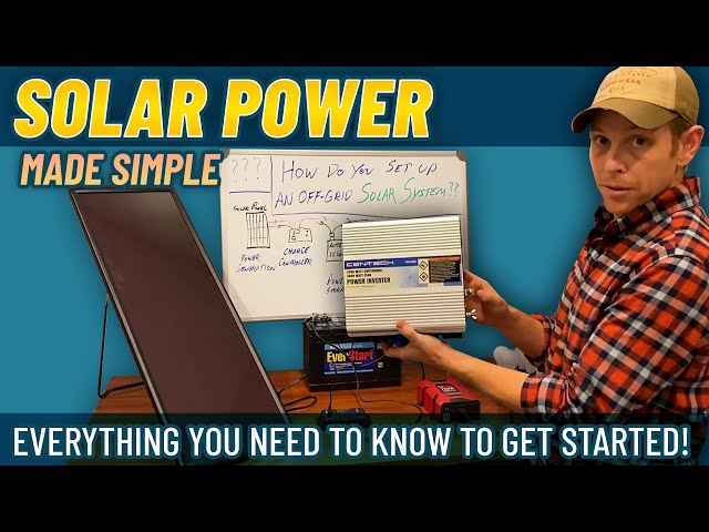 Solar Power Made Simple [Creating Your Own Solar Energy System] #solar #solarpower #diy