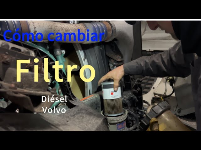 COMO CAMBIAR FILTRO DE DIÉSEL MOTOR VOLVO DD13 .