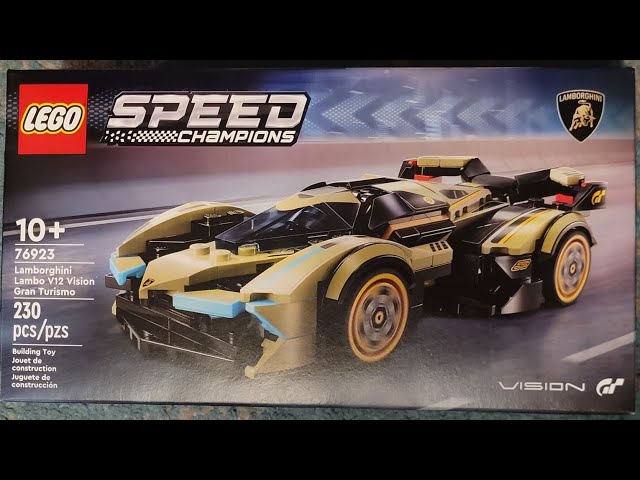 I got this on Valentines day from my Dad it is a LEGO Speed Champions Lambo V12 Vision Gran Turismo