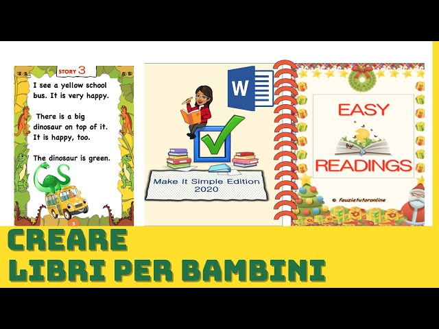 CREARE LIBRICINI PER BAMBINI