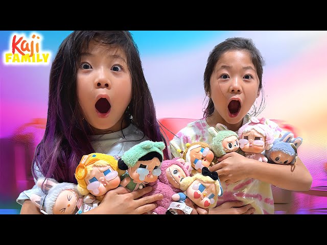 Emma & Kate Open CRYBABY Blind Box Toys!