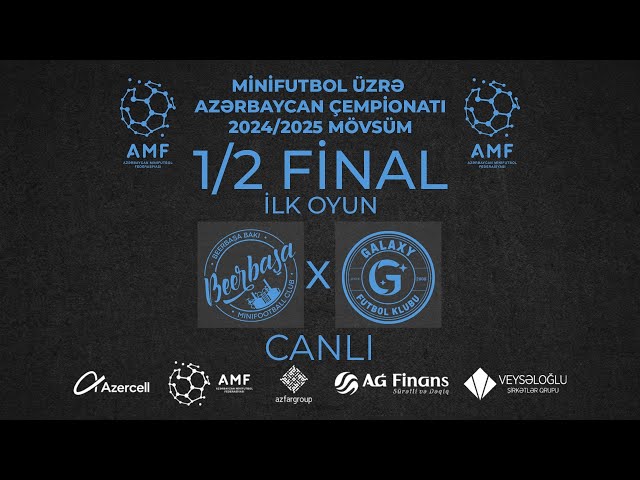 1/2 FİNAL (İlk oyun) Birbaşa Bakı vs Galaxy (Minifutbol üzrə Azərbaycan Çempionatı 2024/2025 )