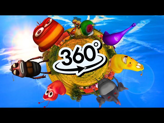 💥 Feel the Adrenaline and Humor with Larva 360 VR Compilation! Yellow, Black, Brown, Red Larva