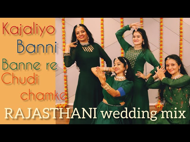 TEEJ SPECIAL- RAJASTHANI MIX/ KAJALIYO/BANNI/BANNA RE/CHUDI CHAMKE bridesmaid/ WEDDING MASHUP- 9