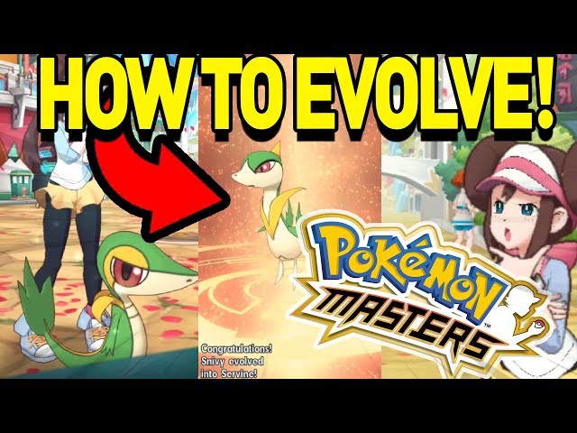 How to EVOLVE Pokemon in POKEMON MASTERS!