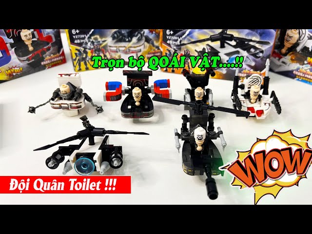 Mua hết Lego Skibidi Toilet bản mới nhất đội quân qoái vật siêu đặc biệt  | Skibidi Toilet #24