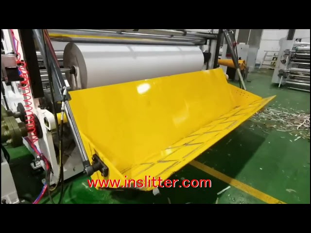 Heavy Duty 2800mm Large Roll Paper Slitting Machine for Three-Servo-Motor Drive