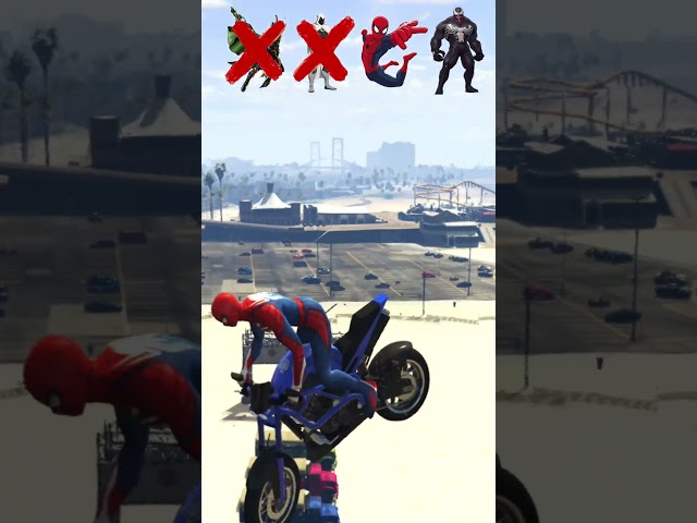 "GTA-V Superhero Race 🏁⚡ Who’s the Fastest? #gta5 #flash"