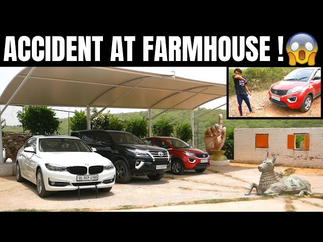 CAR ACCIDENT AT FARMHOUSE || MASTERCHEF 2020 😜