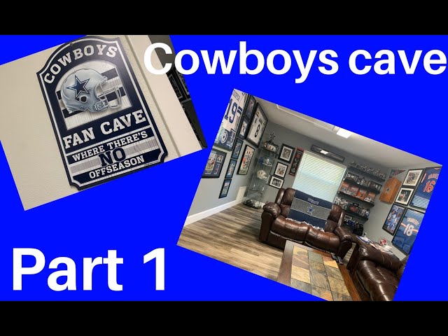 Part 1 of the Ultimate Dallas Cowboys Man Cave