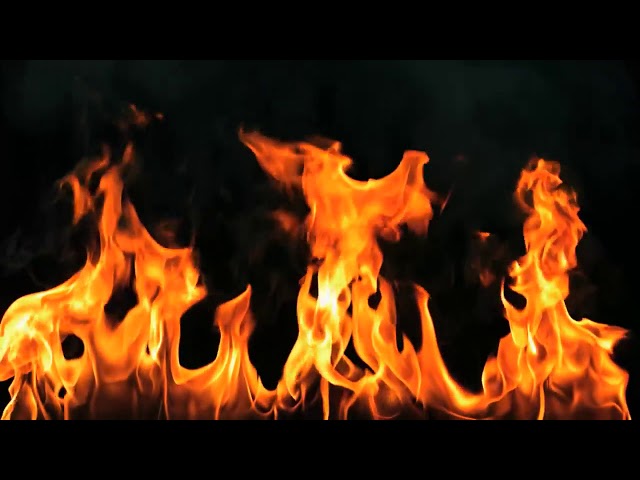 Fire background without sound