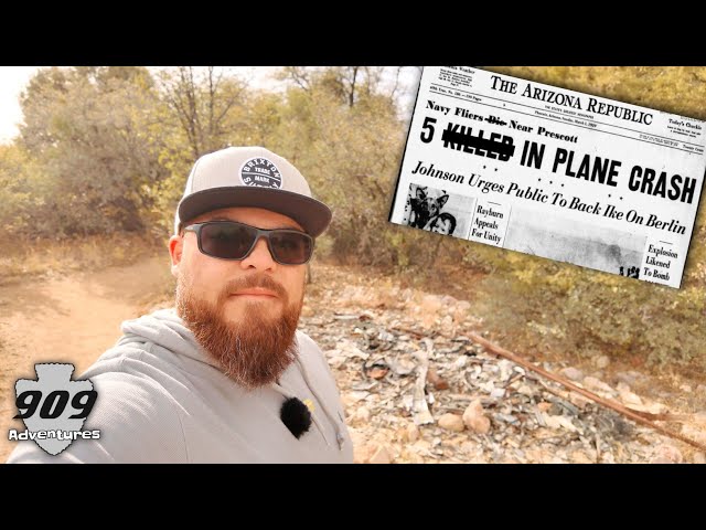 Hiking the Constellation Trails in Prescott, Arizona to Wreckage of a DOWNED AIRPLANE