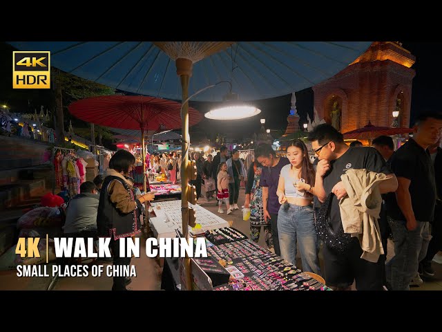 4K Walk in China | Xingguang night market | Largest night market in Asia