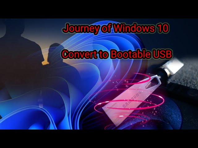 How to make bootable usb for windows