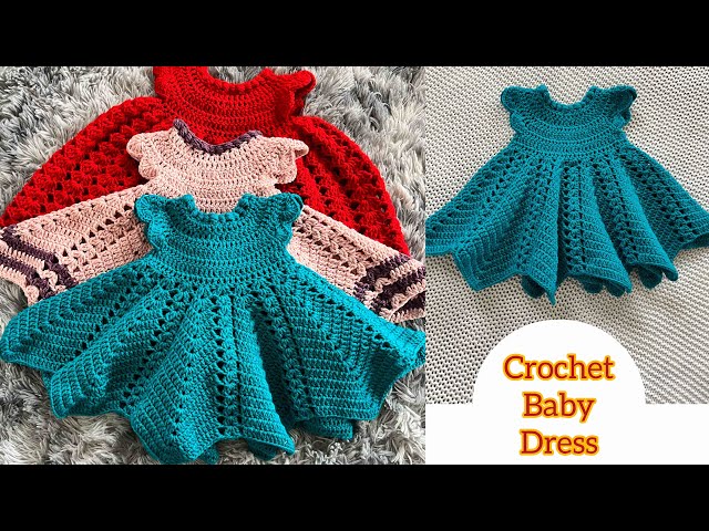 Crochet Baby Dress     #crochet