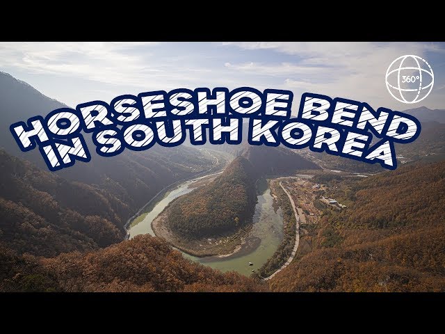 JEONGSEON HORSESHOE BEND in 360 | Jeongseon, South Korea