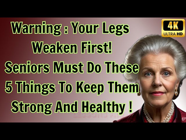 Seniors 5 Crucial Steps to Keep Your Legs Strong and Healthy – Don’t Let Weakness Take Over!