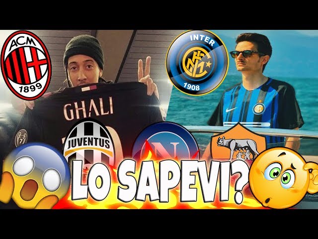 ⚽CHE SQUADRA di CALCIO tifano ROVAZZI e GHALI?! (e altri Rapper)