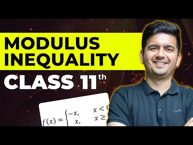 MODULUS INEQUALITY : Basic Mathematics | JEE 2026 | Class 11th | OM JI AWASTHI SIR