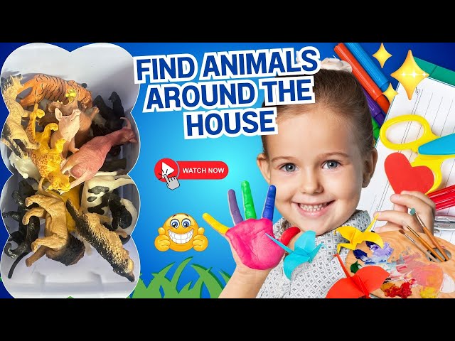 ABC Animal Adventure | The Great Animal Escape | Find Animals Around the House