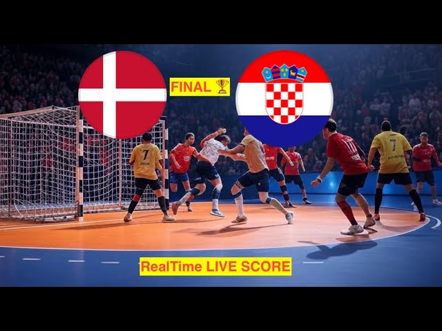 Croatia 🇭🇷 vs Denmark 🇩🇰 | 🏆 Handball World Championship 2025 FINAL | LIVE Score 🤾‍♂️🔥 Feb 2