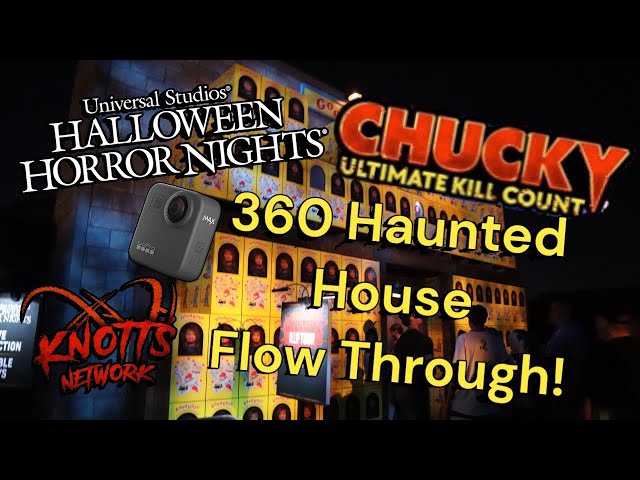 Chucky Ultimate Kill Count 360 Haunted House Flow Thru Halloween Horror Nights Hollywood 2023!