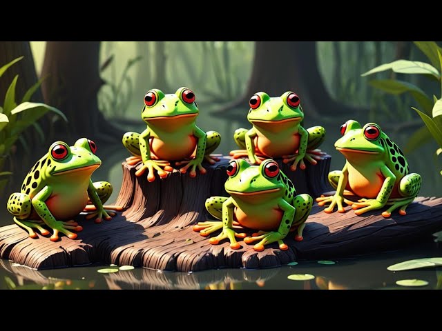 Five Little Speckled Frogs | Toddlers/Nursery Rhymes