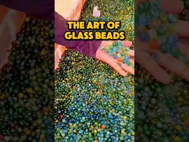 The art of glass beads.#education #technology #machinery #unique #world #interesting #fyp