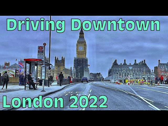 LONDON HDR 4K | London DRIVING Tour 2022 | DRIVING Down The Streets of LONDON