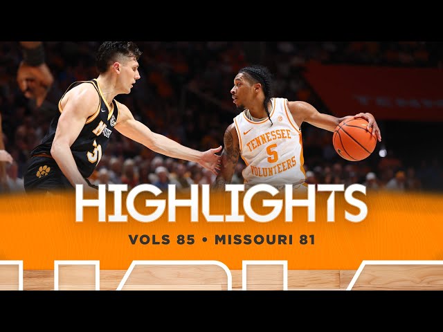 HIGHLIGHTS: No. 4 Vols 85, No. 15 Missouri 81 (Feb. 5, 2025)