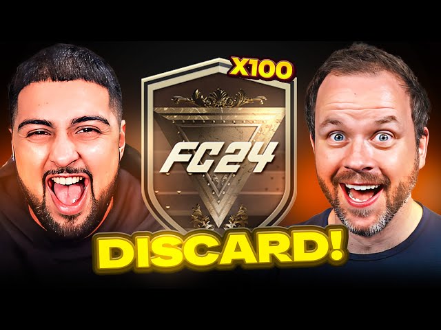 100 FC 24 PACKS But The Loser DISCARDS Them All! (Ft. Chuffsters)