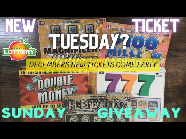 GA LOTTERY NEW DECEMBER TICKETS😲 GIVEAWAY🤑 WINNERS💥