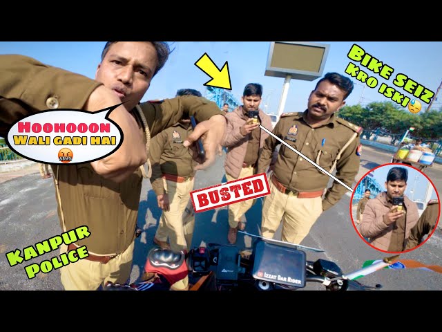 Republic day🇮🇳Pr UP Police Ne Bike pakad li😭||Crazy Burnout in public🤯