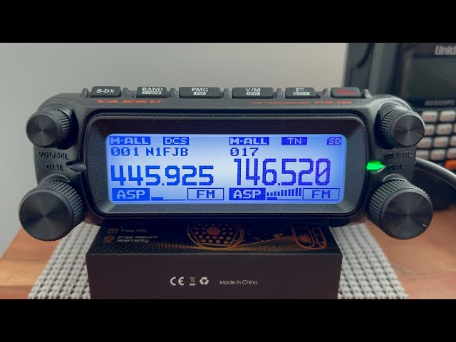 New Yaesu FTM-150RASP Killer Audio Sample