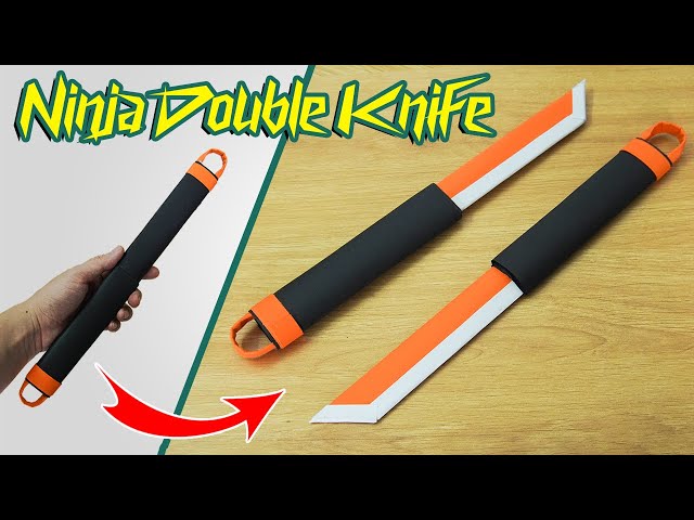 Origami Ninja Double Knife || How to make paper Ninja Double Knife Shadow fight