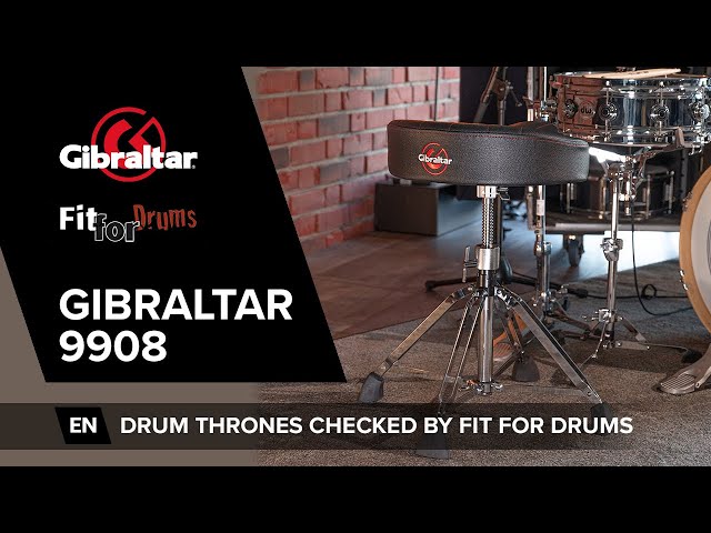 Gibraltar 9908 Drum Throne checked by FIT FOR DRUMS (ENG)