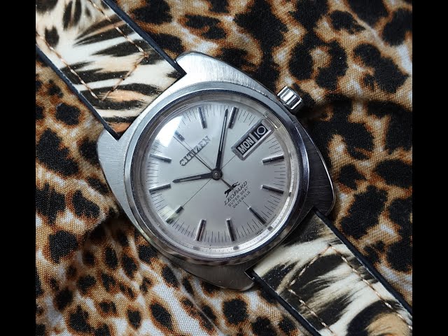 1971 Citizen Leopard Super Beat men's vintage watch.  Model reference 4-760085-K.