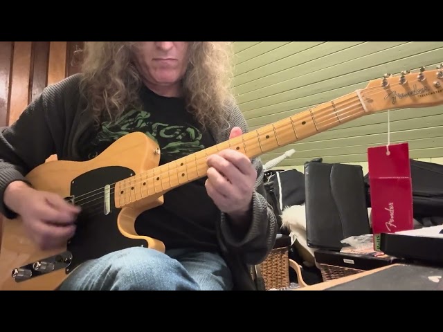 Fender Telecaster American Vintage II 1951 - interstellar Television Boogie