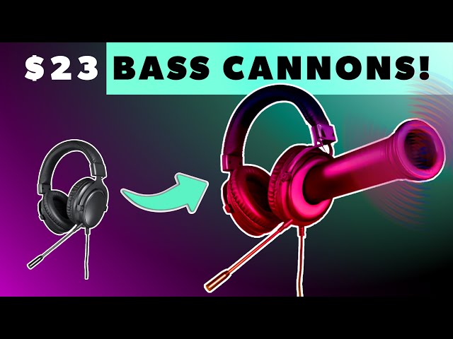 I Turned Walmart’s $23 Headphones Into BASS CANNONS! 🔊💥