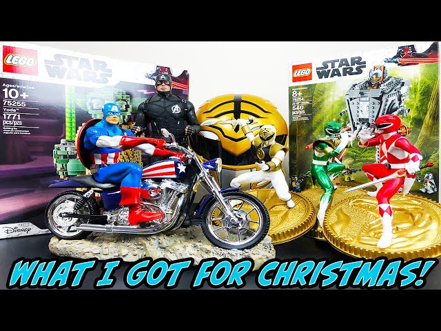 What I Got For Christmas! - Captain America, Power Rangers, LEGO Star Wars